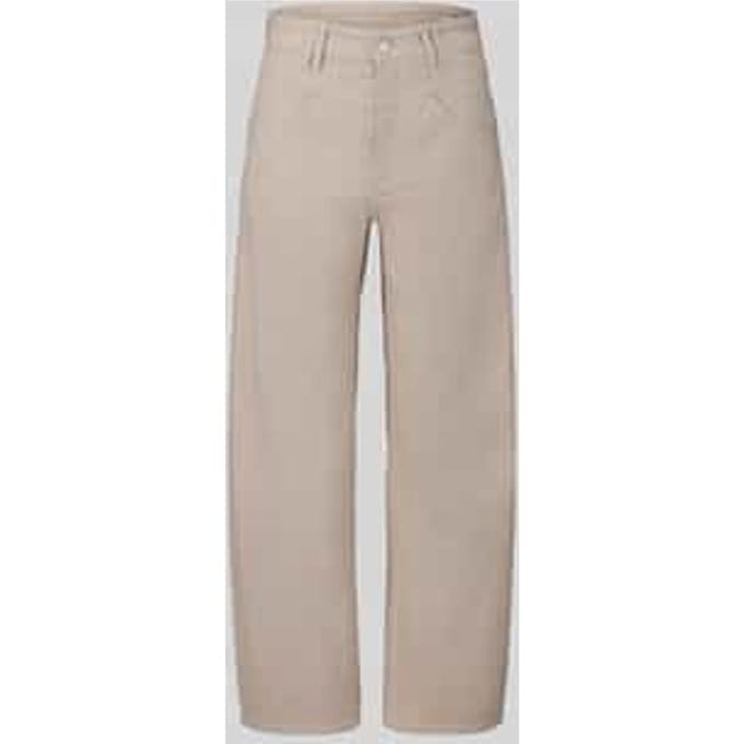 Regular fit barrel jeans van katoenmix model 'ODELE'