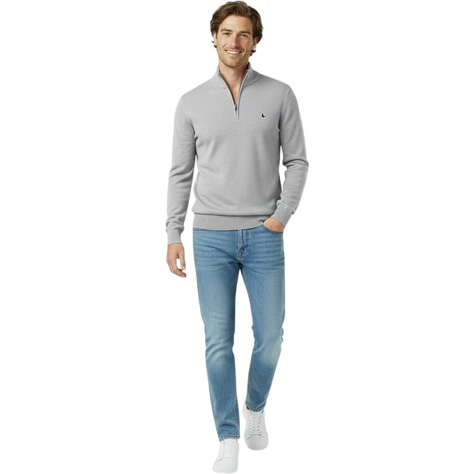 Jack Wills Heren Trui met trechterhals (Licht as gemêleerd)