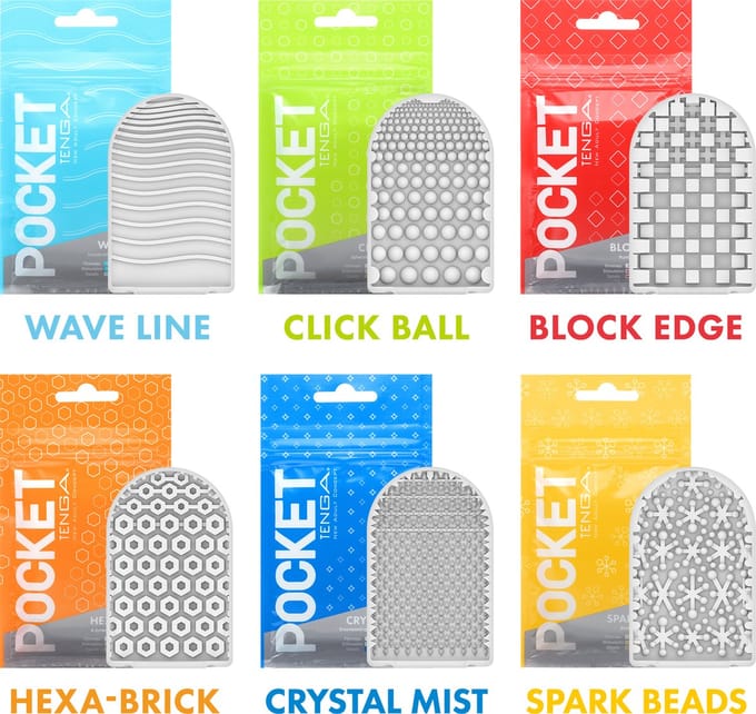Tenga - Pocket variety pack - 6x stroker