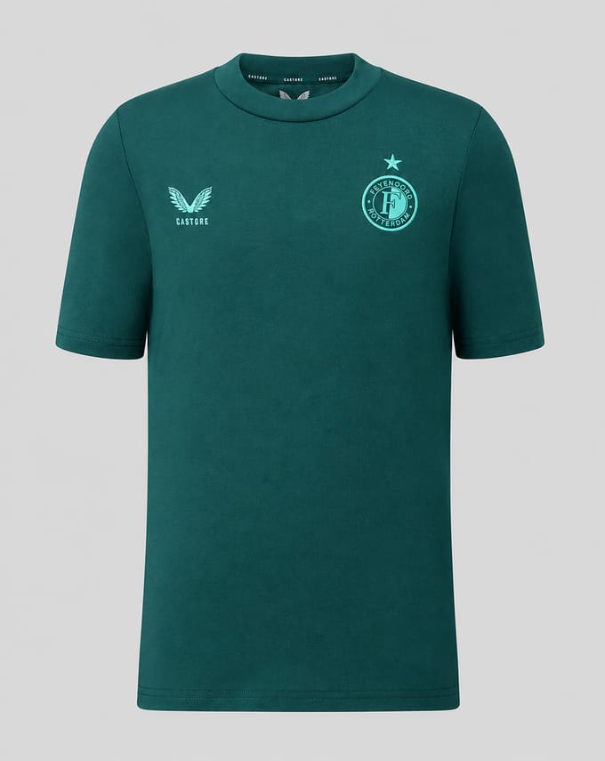 Feyenoord Travel 2026-2027 T-shirt - Junior - Groen