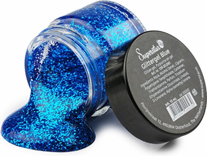 Superstar - Glittergel - Blauw - 15 Ml