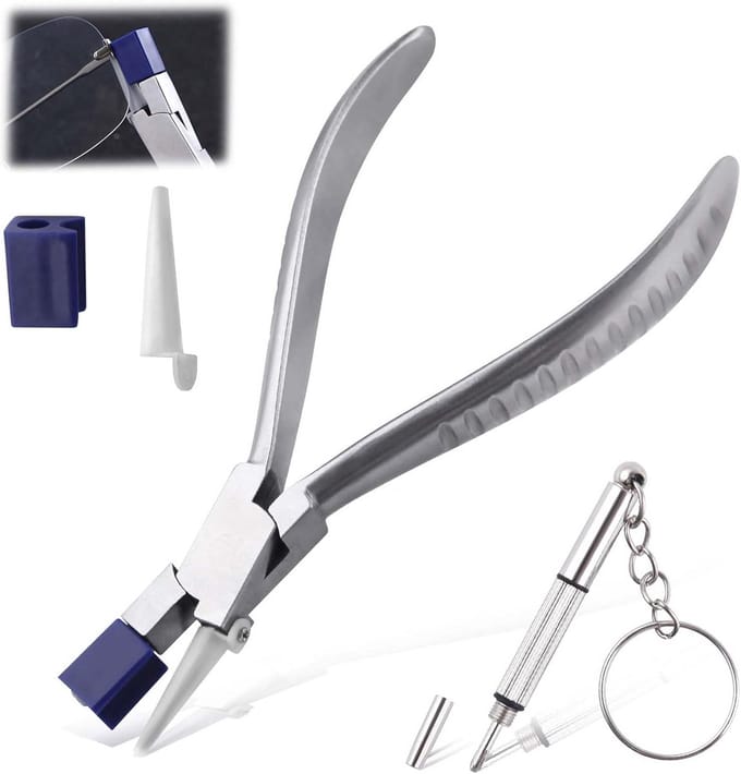 Precisie Nylon Brilmontuur Tang voor Correctie en Reparatie