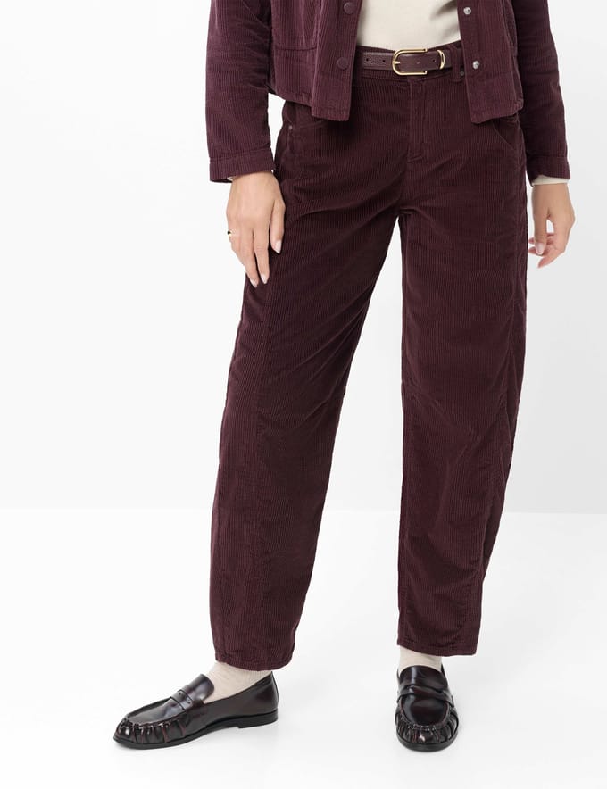 Brax Dames Jeans  Style MEGAN S BLACKBERRY VIOLET, donkerpaars, maat 32K