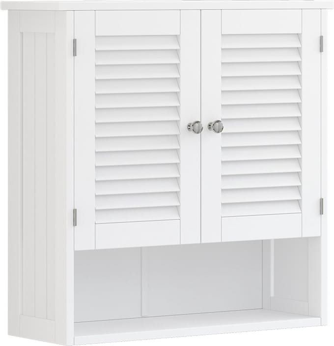 Vicco Riad Muurkast – 60 x 66 cm met 2 deuren Wit