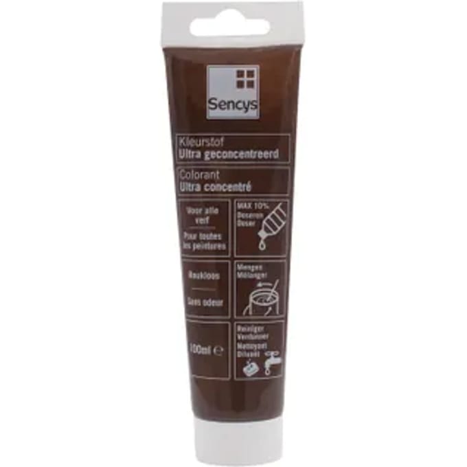 Sencys Verfkleurstof Gebrand Omber 100ml