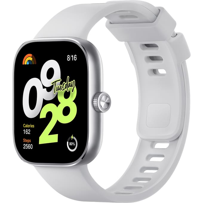 Xiaomi Redmi Watch 4 - Smartwatch - Zilverkleurig