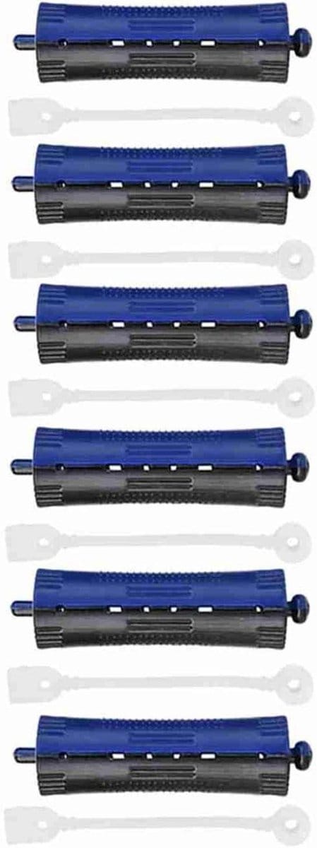 Haarrollers Set - Krulspelden Krullers - Haar Styling - Antislip Grip Ontwerp - 6 Stuks 9.5 Cm - Willekeurig