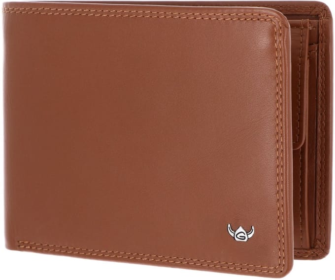 Golden Head Leren portemonnee Polo RFID Protect Scheintasche 1339 Cognac bruine