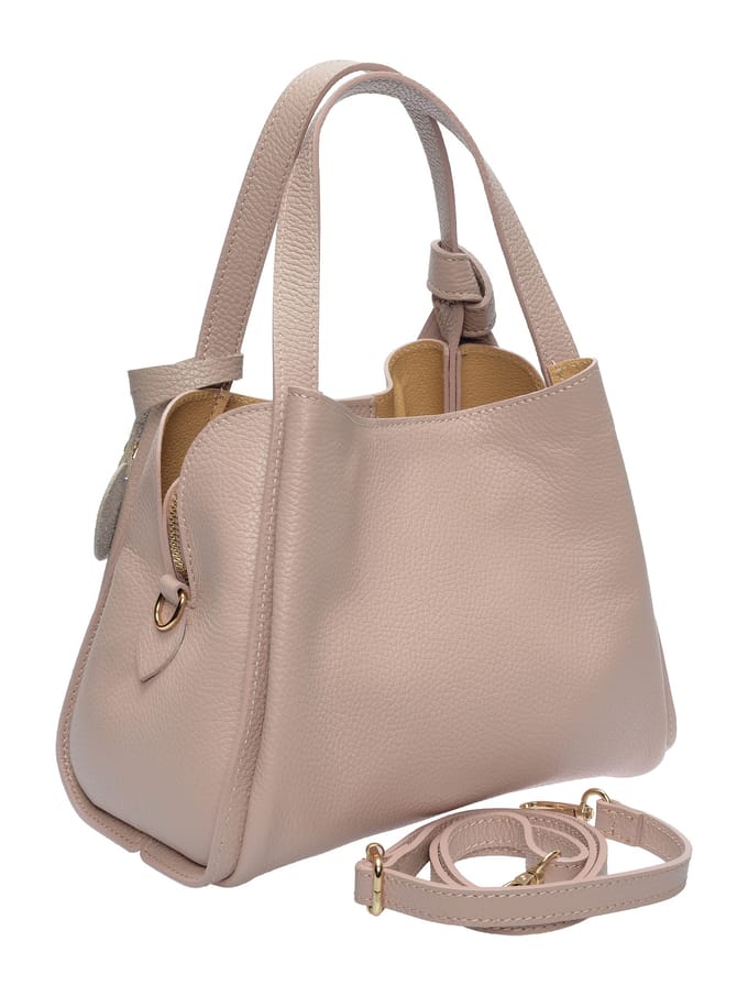 Anna Luchini Rose Rundleer Tas