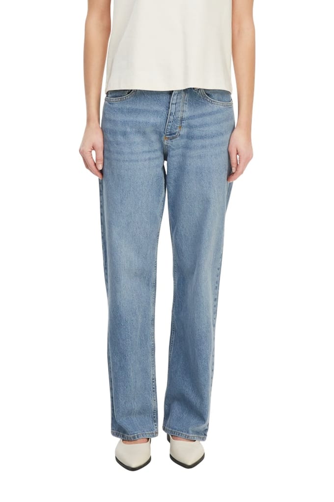 Comma Jeans Blue Denim Maat: 44 | Straight Jeans Outlet | Dames | Blauw