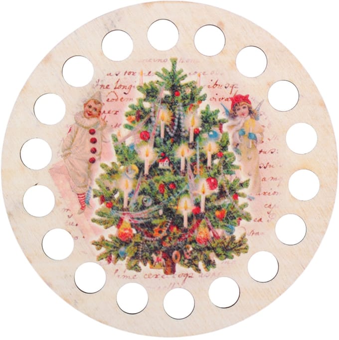 GARENHOUDER MULTIPLEX - ROND OPDRUK KERSTBOOM - RTO