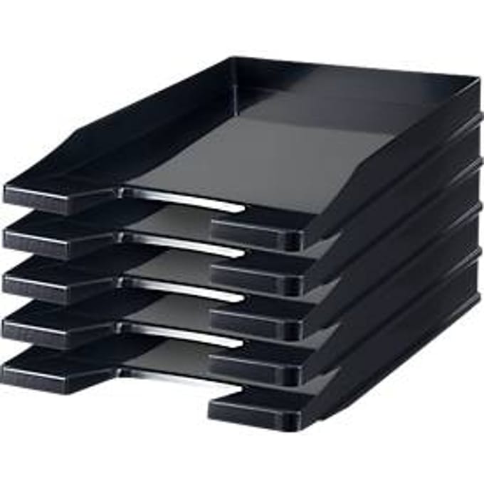 HAN Ordner, DIN C4, kunststof, 5 stuks, zwart