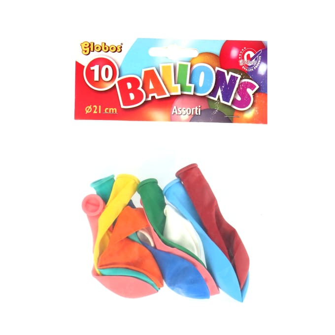 Ballon Kleuren 10 Stuks 21 Cm Assorti