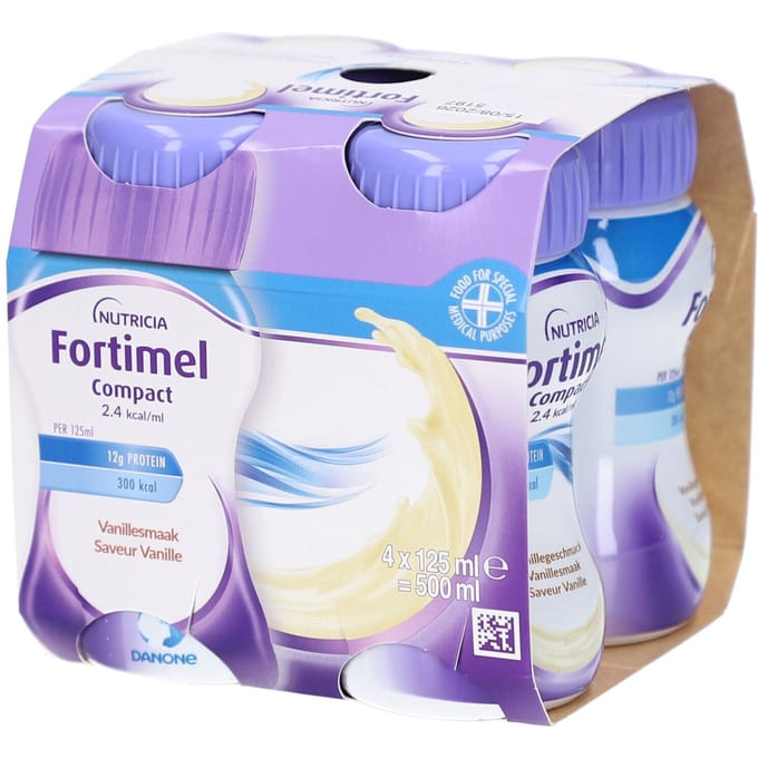 Nutricia Fortimel Compact 2.4kcal Vanille 4x125 Drank