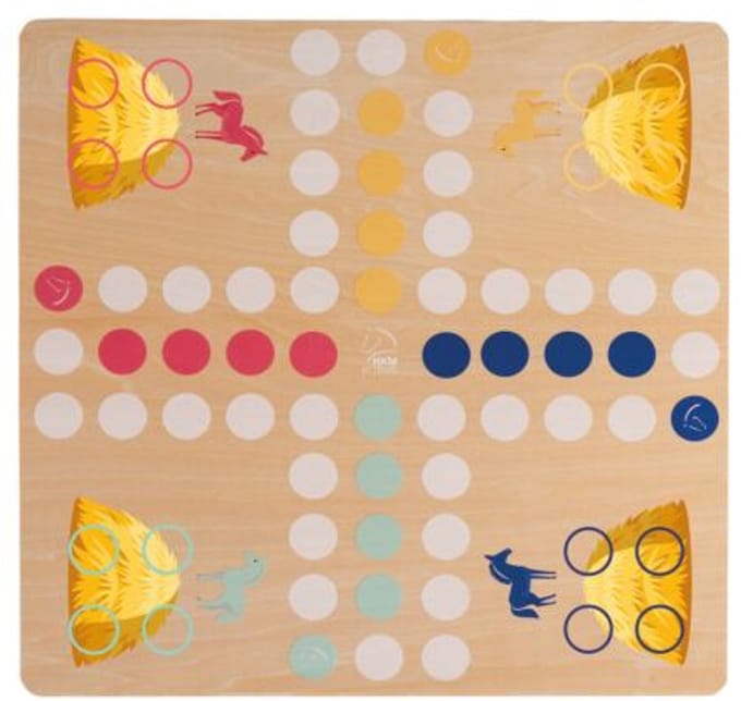 HKM Kids - Bordspel Op naar de Stal - Multicolour