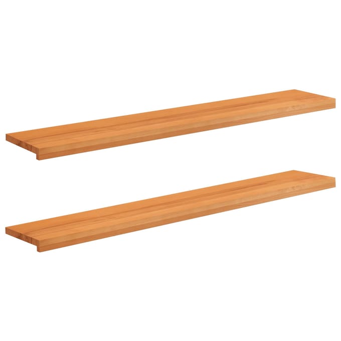 vidaXL - Raamprofielen - 2 - st - Lichtbruin - 140 - x - 30 - x - 2 - cm