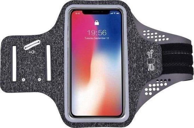Hardloop Fabric / Stof Armband Telefoon | Geschikt voor iPhone 14 / Geschikt voor iPhone 14 Pro Armband / Hardloop Telefoonhouder - Ntech