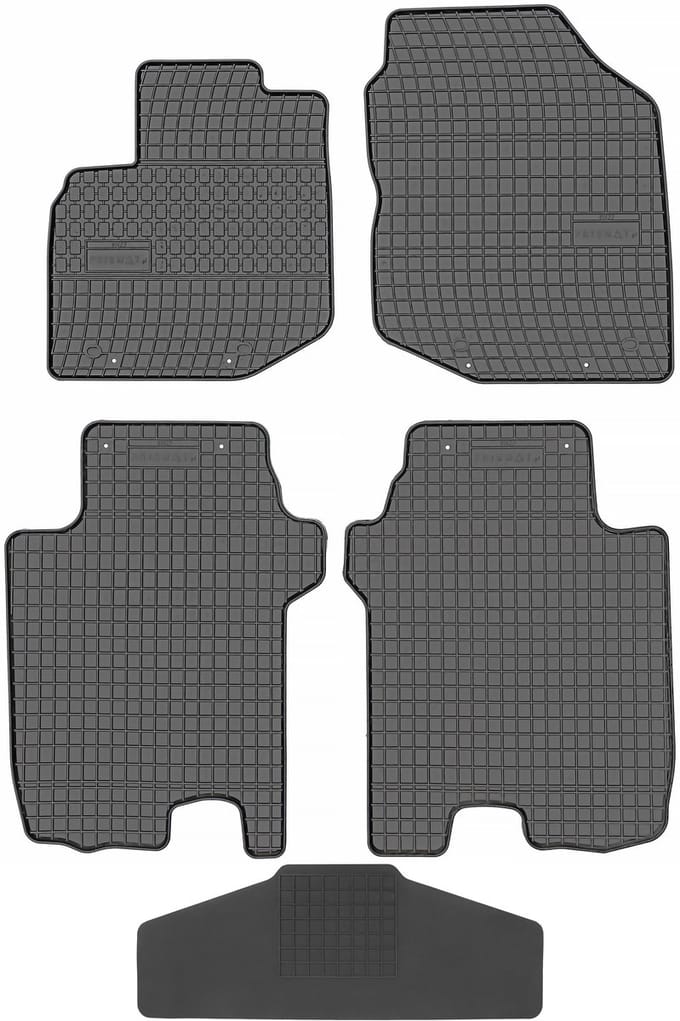 Max-Dywanik Prismat - Rubberen Matten - Honda Jazz - 2008-2014 - Zwarte Kleur