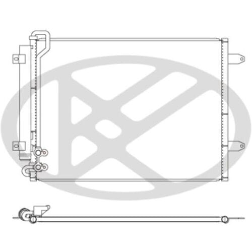 Condensator, airconditioning KOYORAD CD440710