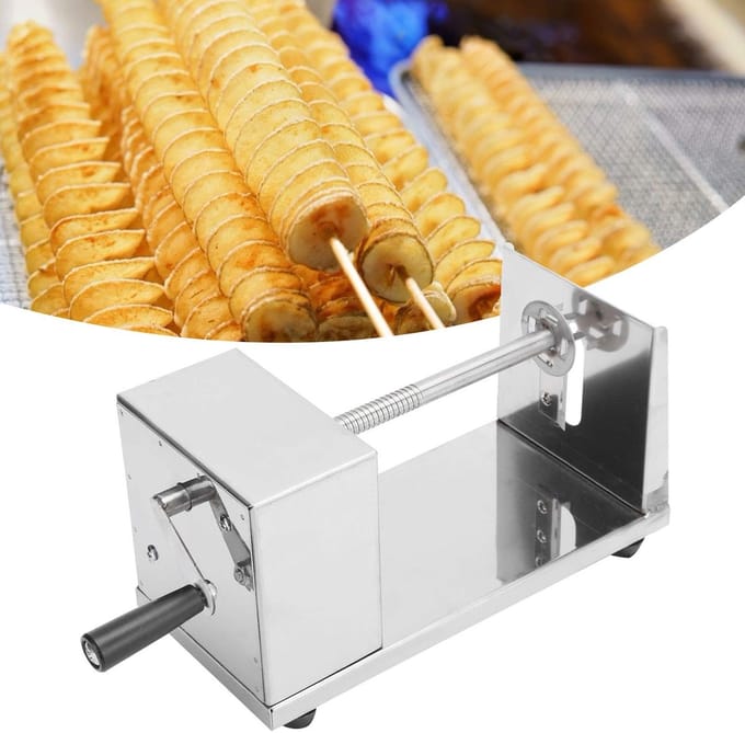 Dailygoods- Aardappelsnijder Roestvrij Staal - Groentesnijder