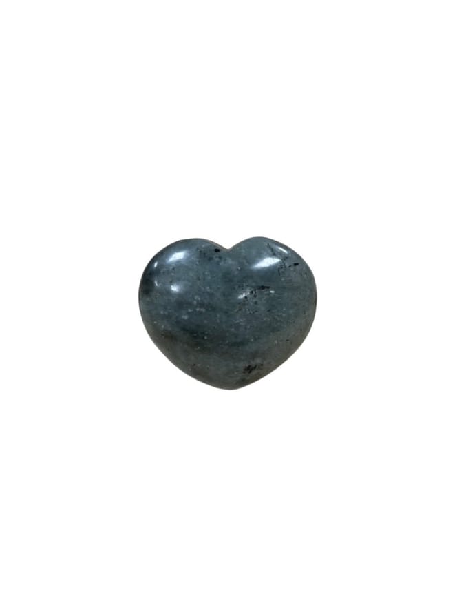 Labradoriet edelsteen hart 30 mm