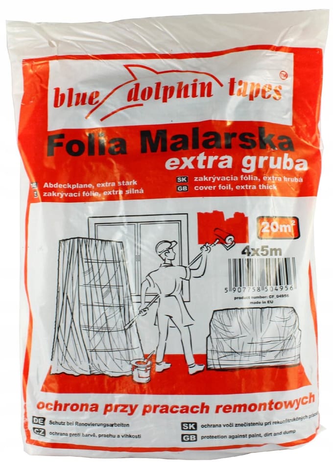 Blue Dolphin - Extra Dikke Verfcover - 4x5m - Stof- en Spatbescherming
