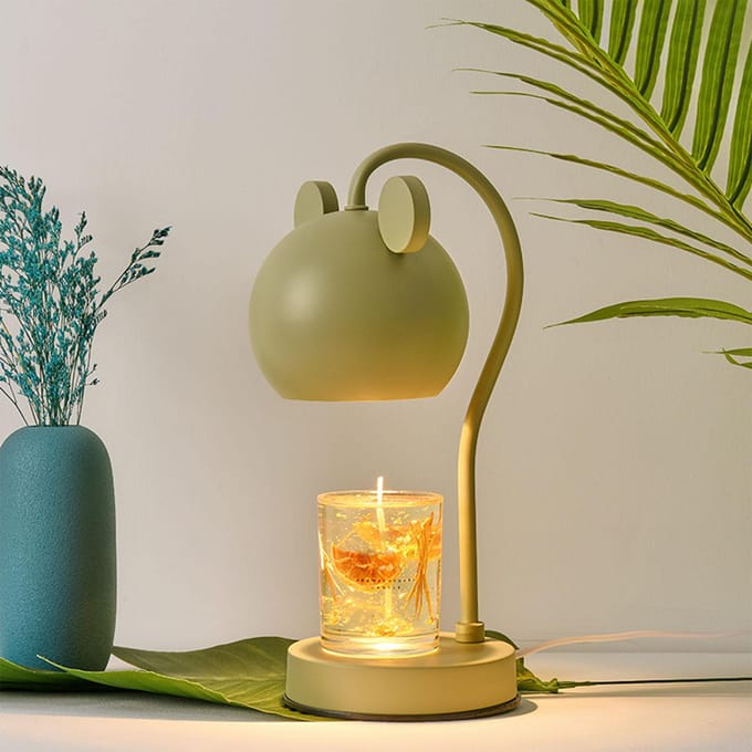 Geurkaars Warmer Lamp Verstelbaar Dimbaar IJzer Modern Schattig Elektrisch Aroma Kaars Warmer Licht