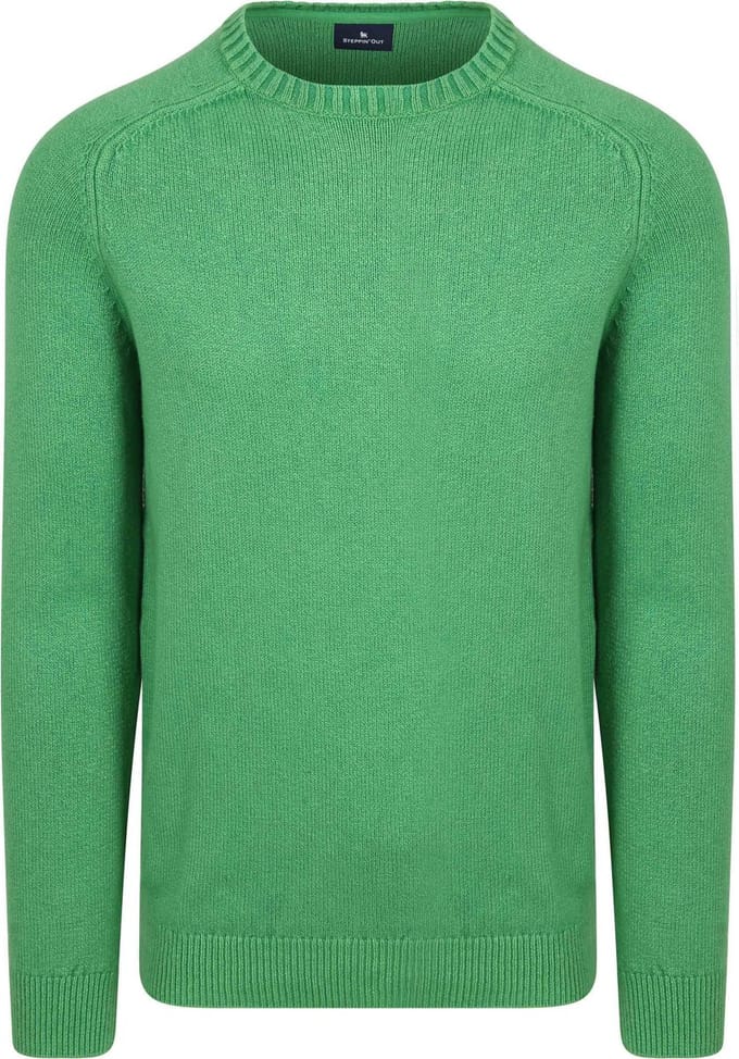 Steppin' Out Trui Groen - Maat M - Heren - Pullovers