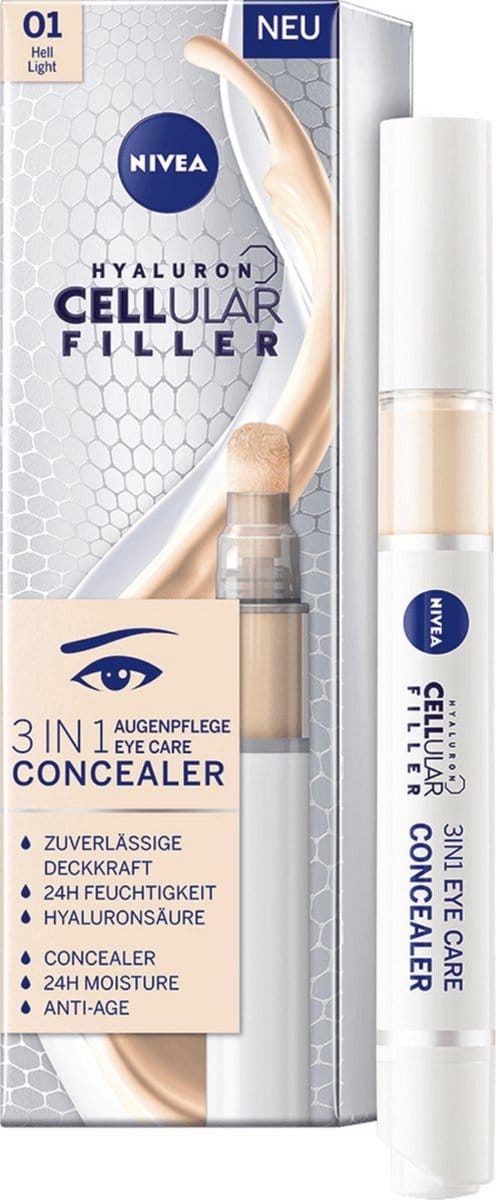 NIVEA Cellular Filler 3 in 1 oogconcealermake-up 4 ml