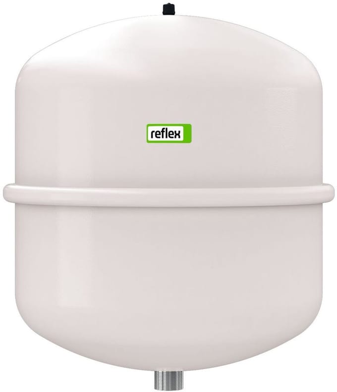 Reflex Winkelmann Reflex N 12, membraandrukexpansievat, wit, 4/1.5 bar, 7203501