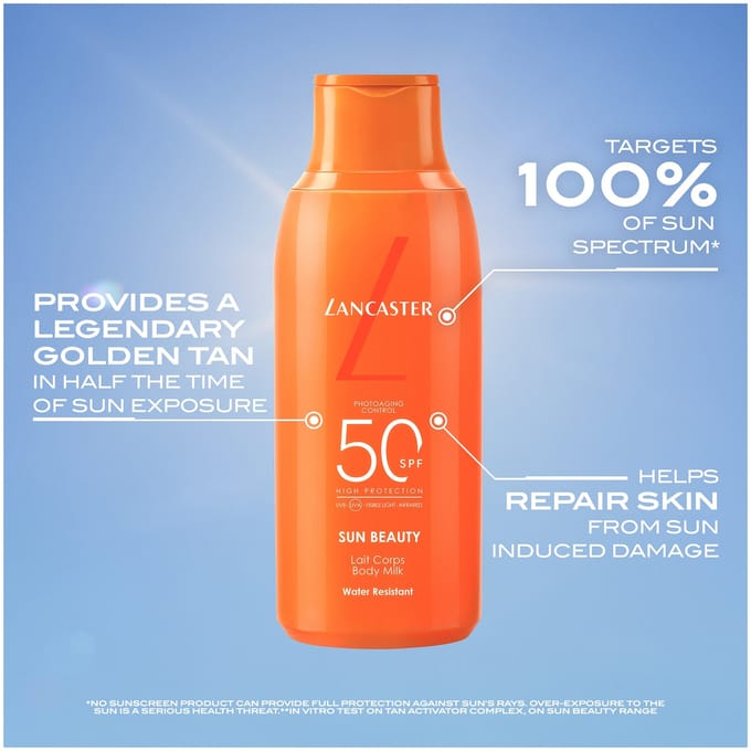 Lancaster Body Milk Spf50 Lancaster - Sun Beauty Body Milk Spf50