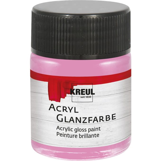 KREUL Acrylglansverf, 50 ml - Rose