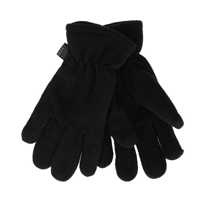 Heatkeeper - Thermo handschoenen kinderen - Zwart - 5/8 Jaar - 1-Paar - Fleece/thinsulatie - Handschoenen kinderen