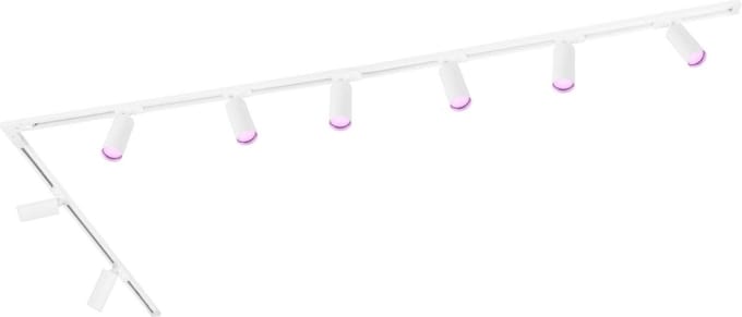 Ledvion - Smart LED Railverlichting 3M + 8 Railspots (4.9W - RGB - Wit - Dimbaar) - 1-Fase