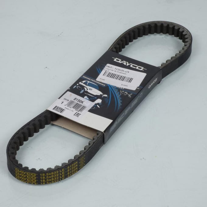 Courroie de transmission Dayco pour Scooter Peugeot 125 Jet Force Compressor 2003 à 2011 Neuf