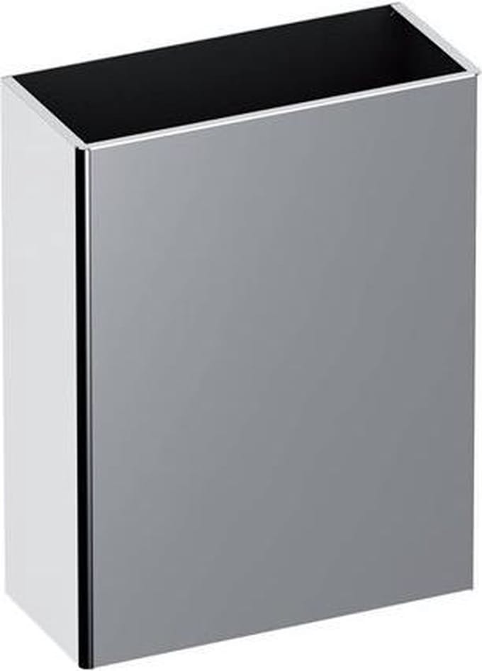 Rechthoekig muurvuilbakje 25L RVS 304 mat (ex 0010350000)