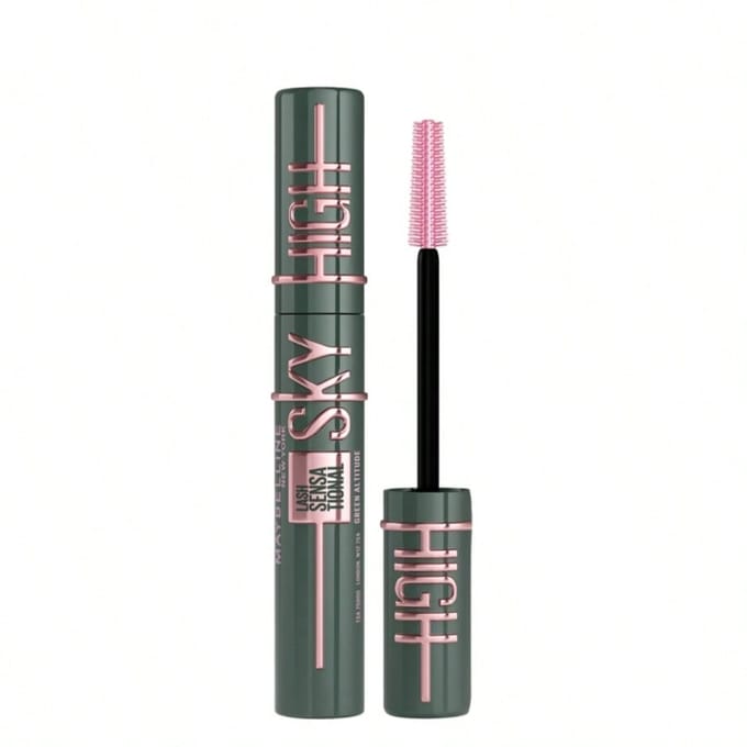 Lash Sensational Sky High Mascara Altitude 7.2 ml – Mascara, Lengthening, For Makeup Enthusiasts, Deep Olive, Bamboo Extract, Suitable For Office Look