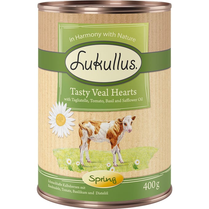 Lukullus Lente-Menu: Fijn Kalfsvleeshart - 6 x 400 g