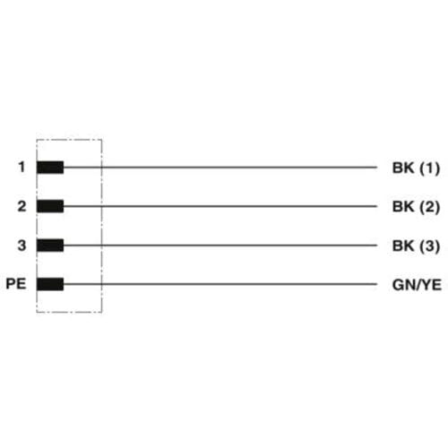 Phoenix Contact 1408836 Sensor/actuator connector, geassembleerd M12 Aantal polen (sensoren): 4 2.00 m 1 stuk(s)