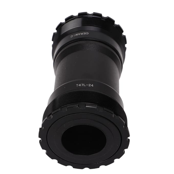 Boîtier de pédalier T47 24 mm avec roulements en céramique pour vélo black