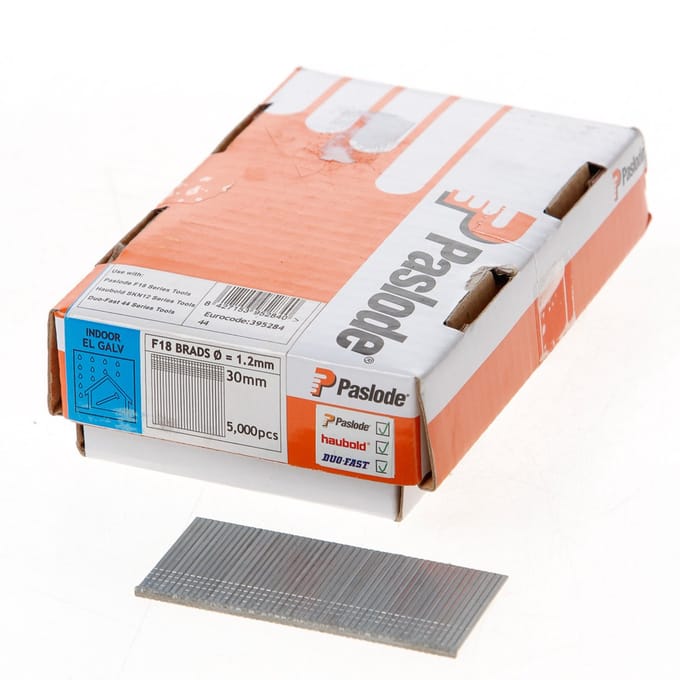 Paslode brad/afwerknagel F18 x 30 verzinkt 395284 - 5000 Stuks