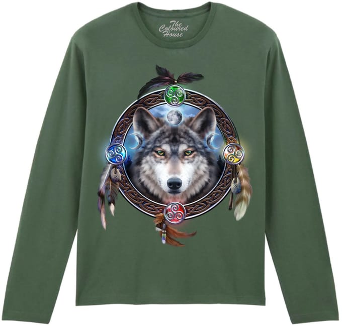 Wolf Guide The Coloured House Longsleeve T-shirt M