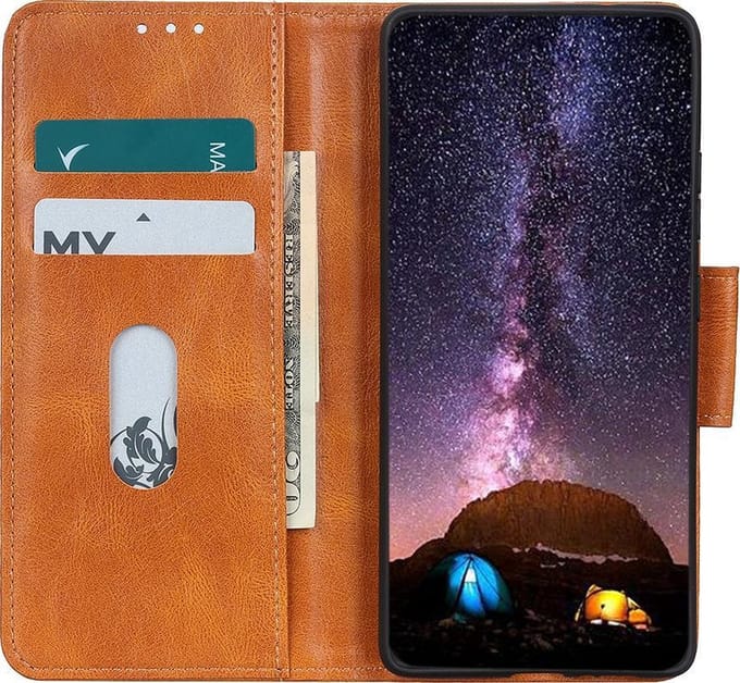 Bestcases Booktype Telefoonhoesje voor iPhone 11 - Bruin