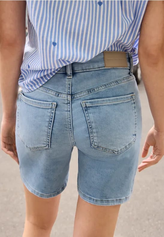 Straight Legs denim shorts in een casual pasvorm