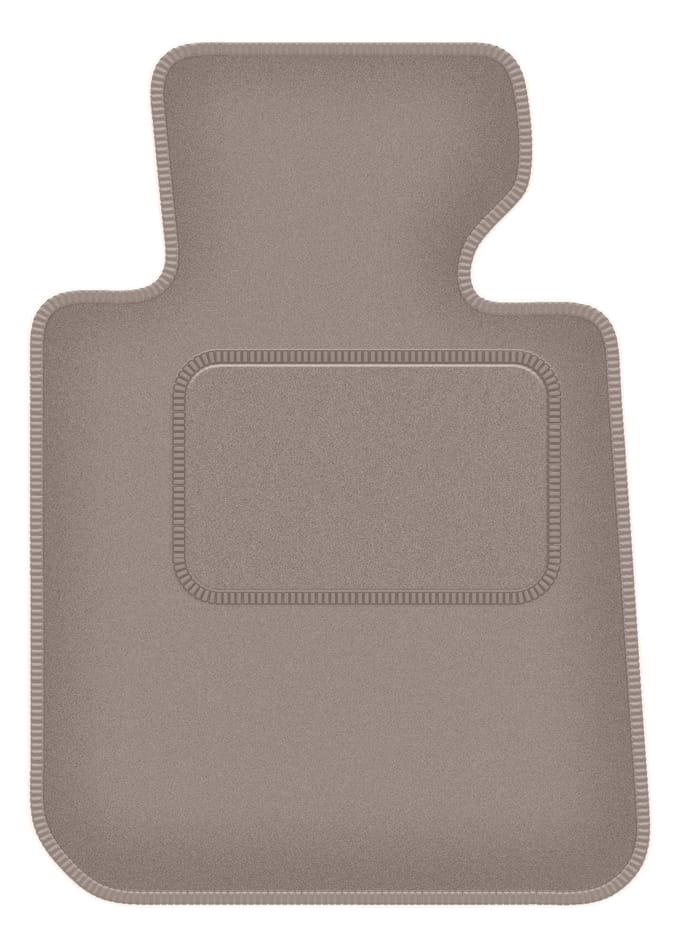 Beige bestuurdersmat voor: BMW 1 E81 hatchback (2007-2012)