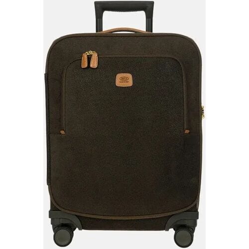 BRIC'S met laptopvak Life Cabin Trolley 55 cm Olive Donkergroen