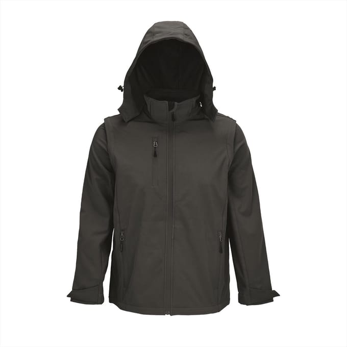 SOL'S Softshell Jacket 3in1 Falcon L03995 - Charcoal Grey (Solid) - 3XL