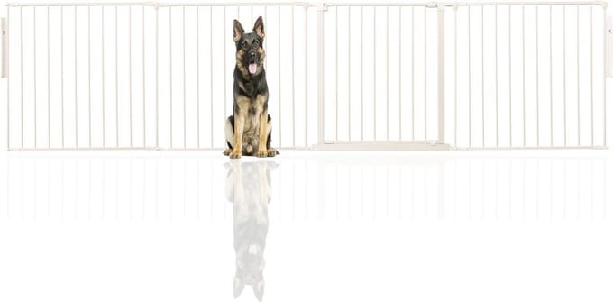 Bettacare Hondenhek Meerdere Panelen, Tot 298cm Breed, Wit, 70cm H