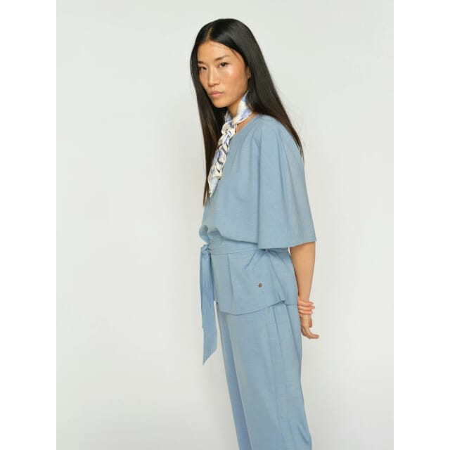 Relaxed fit blouse van viscosemix Model 'Rikas'