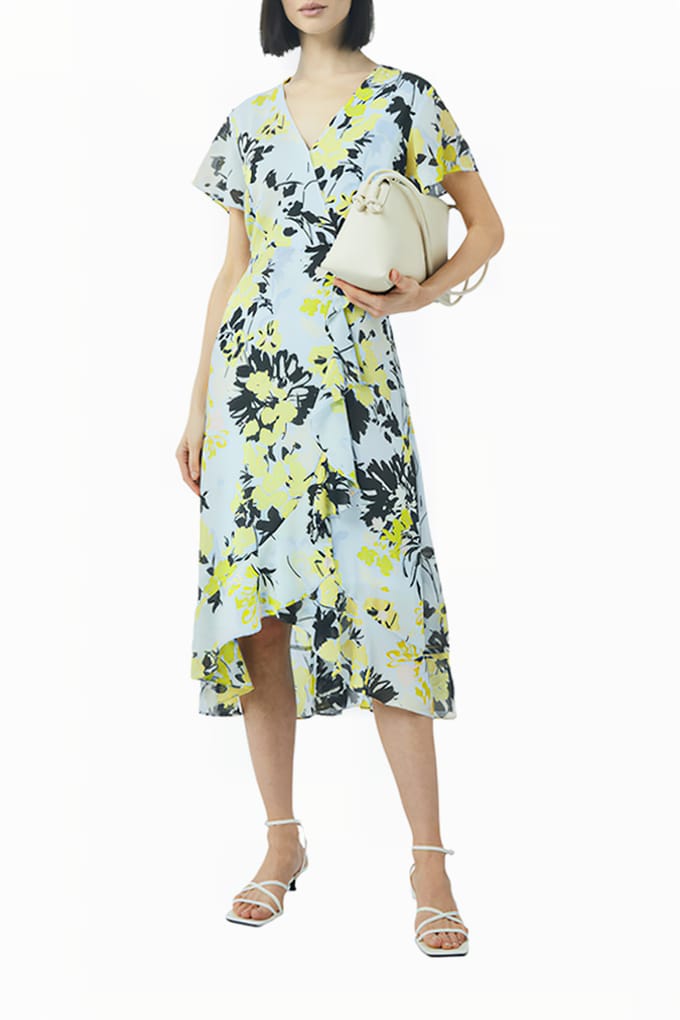 Comma  Dresses Light-blue Taglia: 40 | Abiti Midi Outlet | Donna | Blu